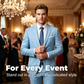 ✨👔50 % DE RÉDUCTION + LIVRAISON GRATUITE 💼Costume deux pièces pour homme, coupe moderne – Respirant, infroissable et style professionnel ✨