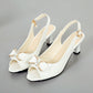 👡Chaussures élégantes pour femme • Orteil ouvert, bride arrière, talon moyen✨