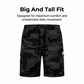 Short cargo tactique coupe ample pour homme