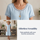 Robe ample à manches courtes pour femme