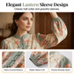 Mini-robe à col haut et imprimé floral romantique