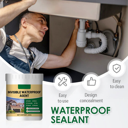Mastic imperméable transparent pour la réparation des fuites