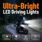 Projecteur LED universel haute performance pour moto