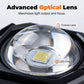 Projecteur LED universel haute performance pour moto