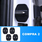 🔑🚗 50% DE DESCUENTO – Cubiertas Protectoras de Silicón para Cerradura de Puerta de Auto | Antirayaduras, Impermeables, Fáciles de Instalar 🛡️✨
