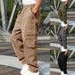 Pantalon décontracté ample pour homme avec plusieurs poches