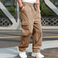 Pantalon décontracté ample pour homme avec plusieurs poches