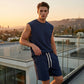 🔥Livraison gratuite🔥Ensemble débardeur et short de sport décontracté pour homme