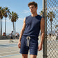🔥Livraison gratuite🔥Ensemble débardeur et short de sport décontracté pour homme