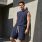 🔥Livraison gratuite🔥Ensemble débardeur et short de sport décontracté pour homme
