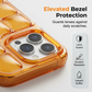 🔥Étui de téléphone élégant transparent à motif quadrillé en relief✈️