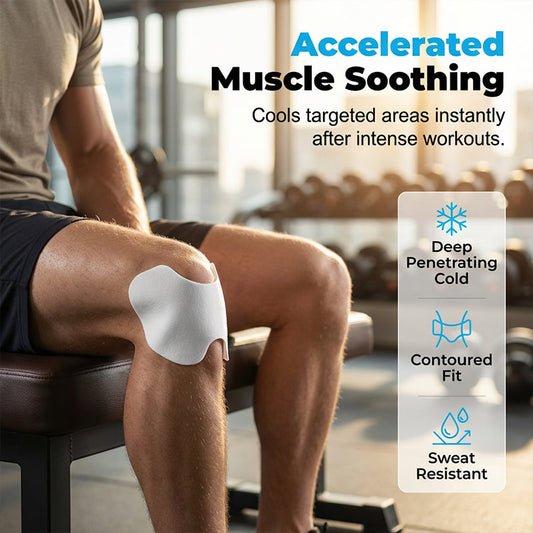 💪 Soulagement immédiat pour les modes de vie actifs – Patchs glacés pour le genou « Rapid Relief » (lot de 8)❄️
