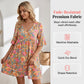 🌸 Une touche estivale chic : une robe à fleurs à col en V pour toutes les occasions🌞