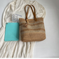 👒🏖️ Sac Bandoulière Femme en Paille Tissée – Grand Format, Léger, Style Plage ✨