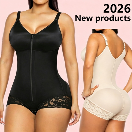 ✨ PROMO LIMITÉE -50% !Plus de 1 200 vendus🔥 Body Gainant Sculptant à Fermeture Éclair – Ventre Plat & Taille Affinée 🩱