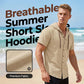 👕Hoodie Homme Été ✅ Lin Respirant | Style Décontracté & Chic 🏖️ -50% 🔥