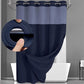 ⏰🛁 PROMO LIMITÉE 50% ! Rideau de Douche Imprimé Waffle – Double Couche Imperméable, Accrochage Sans Anneaux, Fenêtre Transparente, 5 Couleurs, 183x190cm, Parfait pour Salle de Bain & Décoration 🚿