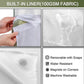 ⏰🛁 PROMO LIMITÉE 50% ! Rideau de Douche Imprimé Waffle – Double Couche Imperméable, Accrochage Sans Anneaux, Fenêtre Transparente, 5 Couleurs, 183x190cm, Parfait pour Salle de Bain & Décoration 🚿