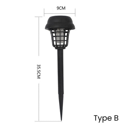 ✨Retour limité en été&Durée limitée 50% de réduction✨🚫🦟Solar Mosquito Zapper Lamp Stake
