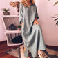 💥66 % DE RÉDUCTION !🔥Robe longue ample décontractée en coton et lin pour femme✈️