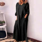 💥66 % DE RÉDUCTION !🔥Robe longue ample décontractée en coton et lin pour femme✈️