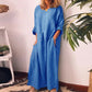 💥66 % DE RÉDUCTION !🔥Robe longue ample décontractée en coton et lin pour femme✈️