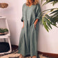 💥66 % DE RÉDUCTION !🔥Robe longue ample décontractée en coton et lin pour femme✈️