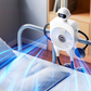 Ventilateur sur pied multifonction au design robotique
