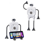 Ventilateur sur pied multifonction au design robotique