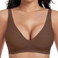 ⏳DERNIER JOUR DE LA PROMOTION À -55 %💕Soutiens-gorge sans armatures confortables pour femmes, sans coutures, avec un décolleté en V profond, parfaits pour un usage quotidien