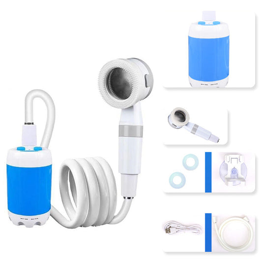 🔥Douche portable pour le camping avec pompe à eau
