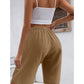 Short ample unie pour femme, style décontracté