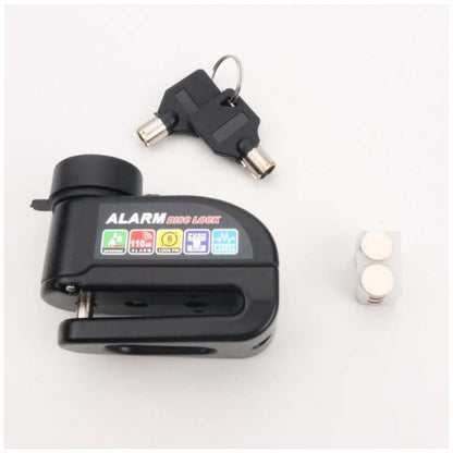 🔐Antivol Disque avec Alarme 110 dB 🚨 Alliage Aluminium, Étanche, Verrouillage Simple Pression, Capteur Intelligent ⚡
