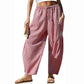 Pantalon Vichy Femme Coupe Large pour l'Été