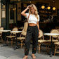 Pantalon décontracté ample pour femmes