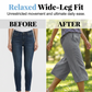 Pantalon capri décontracté pour femme avec dentelle sur les côtés