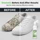 Mousse nettoyante pour chaussures sans eau avec brosse