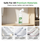 Mousse nettoyante pour chaussures sans eau avec brosse