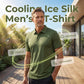 T-shirt à col respirant pour homme, idéal pour l'été