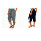📢📢50 % DE RÉDUCTION !! ⏰Pantalon capri décontracté pour femme à taille élastiquée