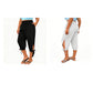 📢📢50 % DE RÉDUCTION !! ⏰Pantalon capri décontracté pour femme à taille élastiquée