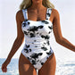 Maillot de bain une pièce imprimé moderne femme