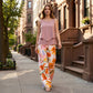 Ensemble femme 2 pièces imprimé floral