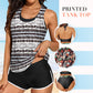 Ensemble de Bain Tankini Sport Chic 3 Pièces pour Femme