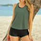 Ensemble de Bain Tankini Sport Chic 3 Pièces pour Femme