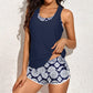 Ensemble de Bain Tankini Sport Chic 3 Pièces pour Femme