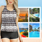 Ensemble de Bain Tankini Sport Chic 3 Pièces pour Femme