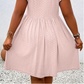 👗 50% DE RÉDUCTION ✨ Robe femme col V à volants – Élégante, cintrée & polyvalente – Parfaite pour le bureau, les brunchs ou les rendez-vous romantiques – chic et féminine 🌸