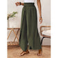 Pantalon large femme décontracté à effet croisé✈️【Chéri(e), deux articles avec livraison gratuite】