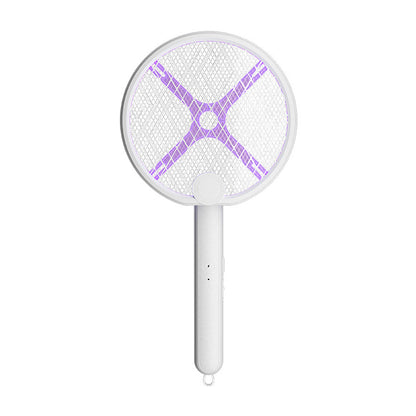 📢📢50 % DE RÉDUCTION !! ⏰Lampe anti-moustiques électrique pliable avec raquette